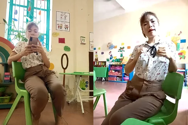 Cô giáo mầm non quay clip thủ dâm trong giờ học 5 – Việt Nam