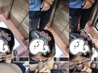 Em sgbb bú mút trong thang máy thì có người lạ vô