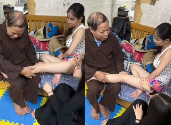 Thầy thuốc đông y khám bệnh cho em – Việt Nam